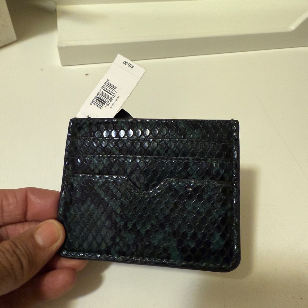 Express 5 Pocket Wallet Python Snake print - Picture 2 of 8